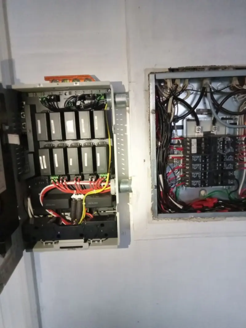 Electrical panel upgrade completed for Security Camera Wiring in San Rafael